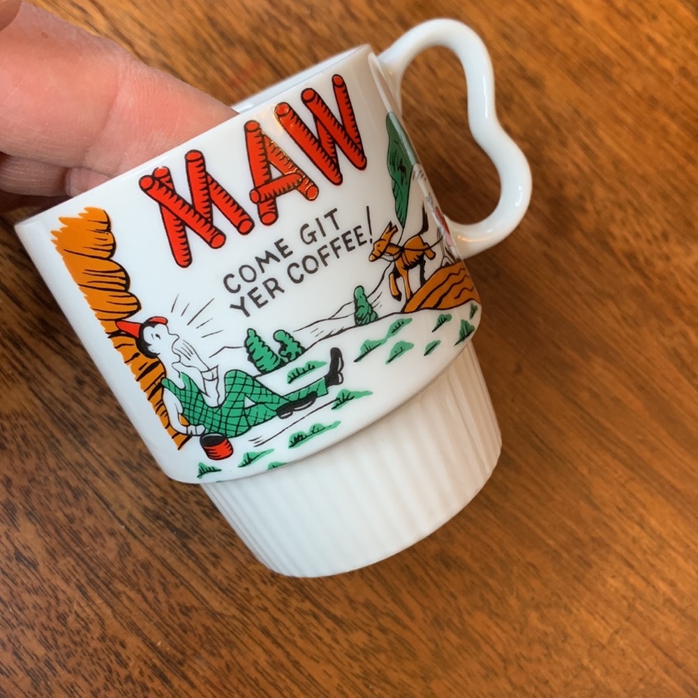 Vintage ‘MAW come git yer coffee’ mug